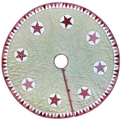 Christmas Tree Skirt Pattern by Granny Mauds Girl