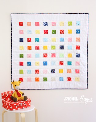 Crayon Box Baby Quilt Pattern by A Spoonful Of Sugar