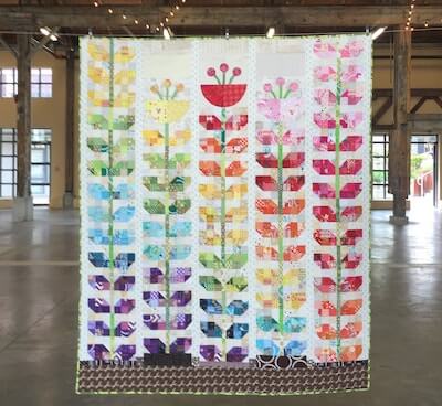 Cutting Flower Garden Quilt Pattern by Poppy Print