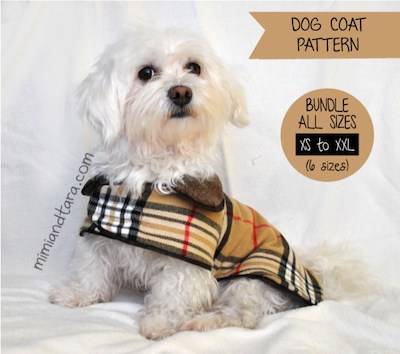 Dog Coat Pattern by Mimi And Tara Store