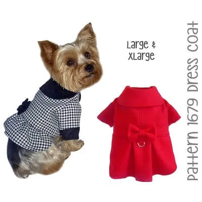 Dress Dog Coat Sewing Pattern by Sofia And Friends