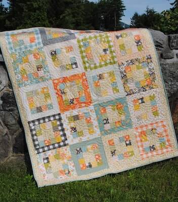 Easy One Jelly Roll Quilt Pattern by Sweet Jane