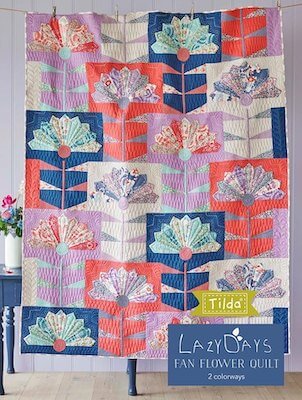 Fan Flower Quilt Pattern by Tilda