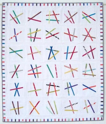 Fine Lines Modern Quilt Pattern by Karen Griska Quilts