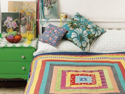 Free Jelly Roll Quilt Pattern by Gathered