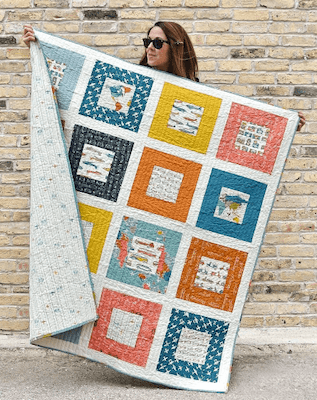 Free Squared Quilt Pattern by Suzy Quilts