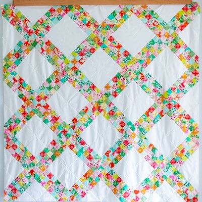 Grandma's Lattice Quilt Pattern by Sew Can She