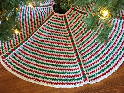 Holiday Magic Christmas Tree Skirt Pattern by Ambassador Crochet