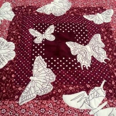 Hypnotising Butterflies Quilt Pattern by She From The Valley Des