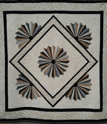 Jelly Roll Dresden Quilt Pattern by Carolyn's In Stitches