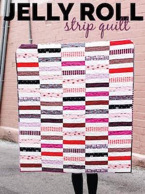 Jelly Roll Strip Quilt Pattern by See Kate Sew