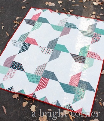 Jolly Pinwheels Quilt Pattern by A Bright Corner