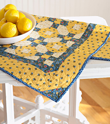 Lemon Bars Quilt Pattern by All People Quilt