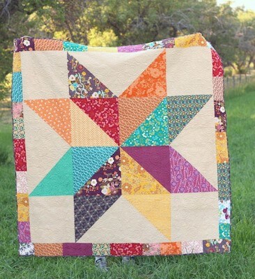 Lone Star Baby Quilt Pattern by We All Sew