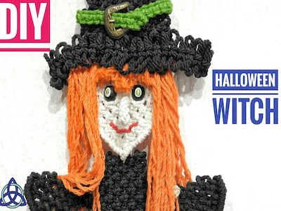 Macrame Wall Hanging Witch by Macrame Magic Knots