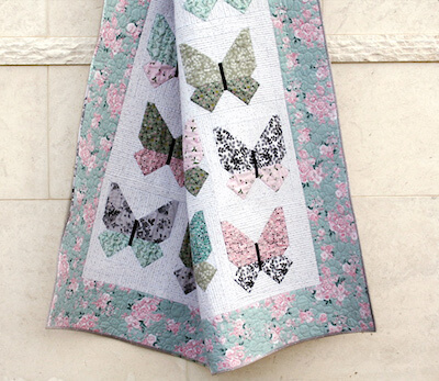 Mary Elizabeth Butterfly Quilt Pattern by Brown Bird Designs