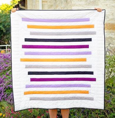 Modern Strip Jelly Roll Quilt Pattern by Scattedred Thoughts Of A Crafty Mom