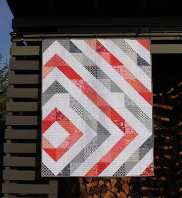 Offset Diamonds Quilt Pattern by Shiners View