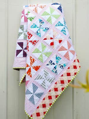 Pinwheels On Parade Quilt Pattern by Red Pepper Quilts