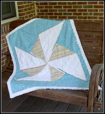 Playful Pinwheel Quilt Pattern by Maryland Quilter