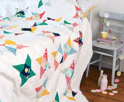 Playful Pinwheels Quilt Pattern by Gathered