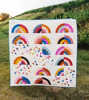 Rainbow Falls Quilt Pattern by Wren Collective Quilts