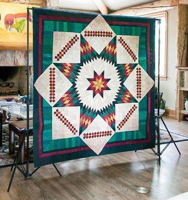Rolling Lone Star Quilt Pattern by Quilting Daily