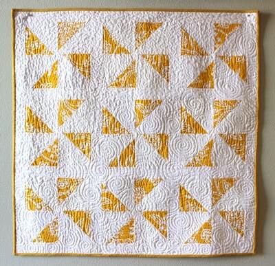 Split Pinwheels Quilt Pattern by Orange Dot Quilts