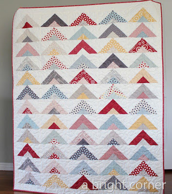 Strip Tube Quilt Pattern by A Bright Corner