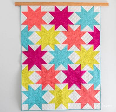 Super Star Quilt Pattern by Sew Can She