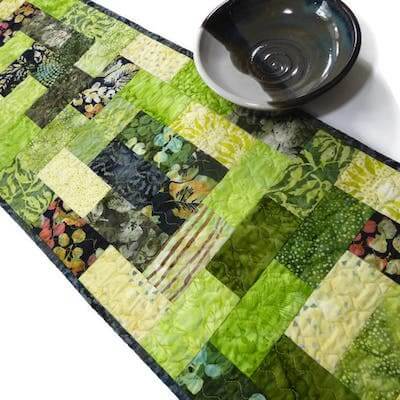 Table Runner Jelly Roll Quilt Pattern by Dilly Dally Everyday