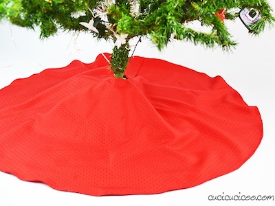 Tablecloth Christmas Tree Skirt by Cucicucicoo