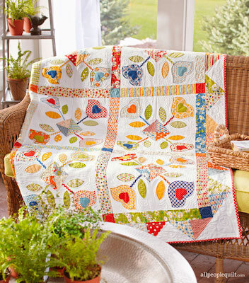 Tulip Festival Free Flower Quilt Pattern by All People Quilt