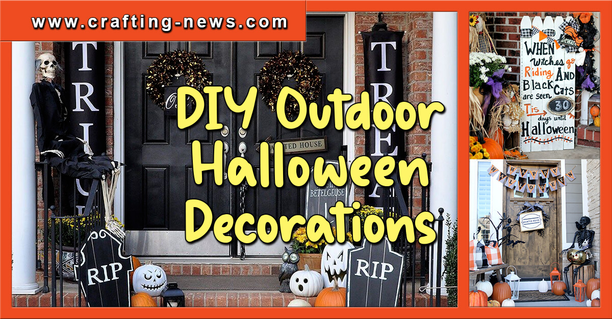 89 DIY Outdoor Halloween Decorations