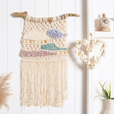 Kit de tejido de macramé para principiantes de WoolCoutureCompany