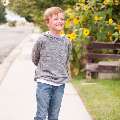 Boys Hooded Free Sweatshirt Sewing Pattern by Shwin & Shwin