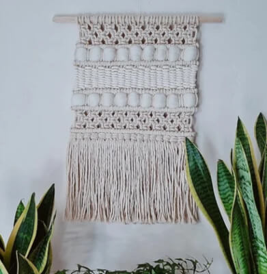 DIY Macraweave Wall Hanging Pattern by ShareTheKnot