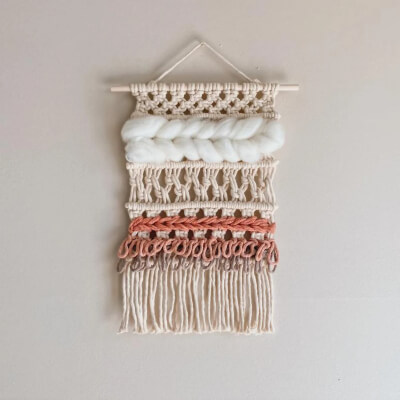 Macrame Macraweave Wall Hanging Pattern by bochiknot