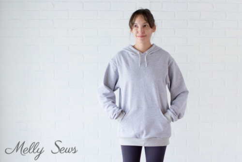 Make A Hoodie Free Sweatshirt Sewing Pattern by Melly Sews