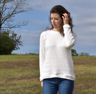 Raglan Sweatshirt Pattern with Long Sleeve by RAISADesign