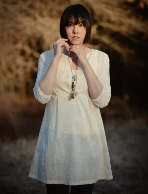 10 Kurti Patterns 7 Schoolhouse Tunic Kurti Sewing Pattern by SewLiberatedPatterns