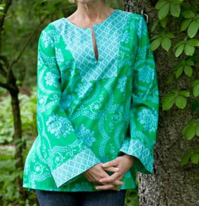 Sis Boom Patricia Tunic with Scientific Seamstress Pattern by Scientificseamstress