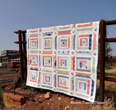 Around The Block Quilt Pattern by Rachelle Denneny