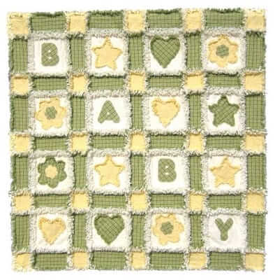 Baby Rag Quilt Pattern by AccuQuilt