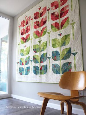 Beanstalk Quilt Pattern by Robin Pickens