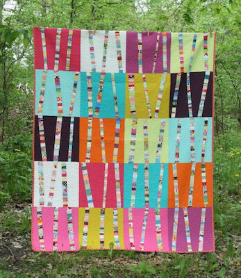 Bright Birch Trees Quilt Pattern by Connecting Threads