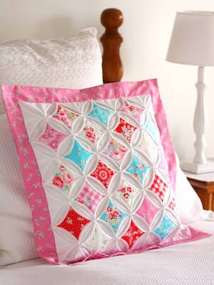 Cathedral Window Pillow Quilt Pattern by A Spoonful Of Sugar