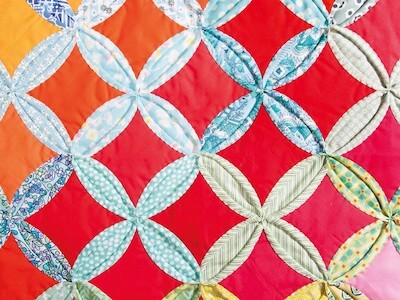 Cathedral Window Quilt Block by Jo Avery
