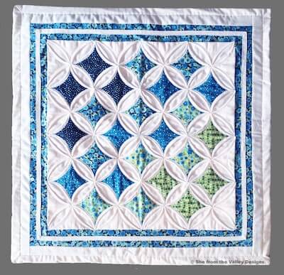 Cathedral Window Quilt Pattern by She From The Valley Des