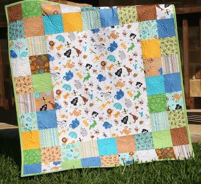 Charm Pack Baby Quilt Pattern by KB Landford Fabrics